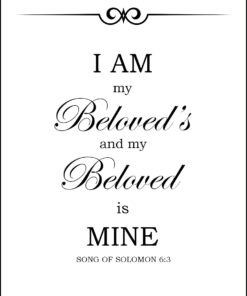 Song of Solomon 6:3 - I am My Beloved's - Bible Verses To Go