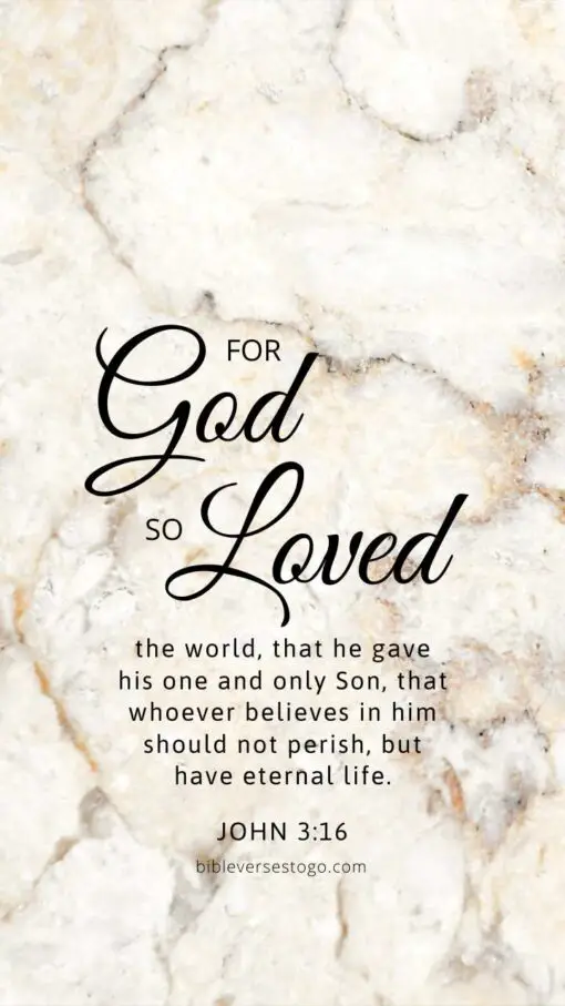 Christian Wallpaper – Spec Marble John 3:16