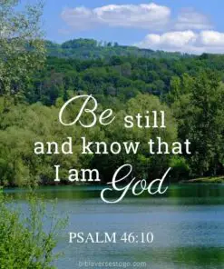 Christian Wallpaper - Still Waters Psalm 46:10