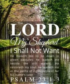 Christian Wallpaper – Stillwater Psalm 23:1-3
