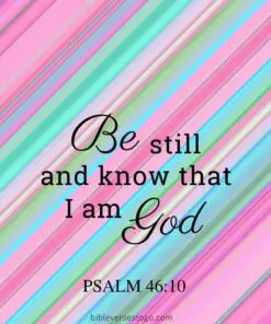 Christian Wallpaper – Stripes Psalm 46:10