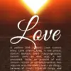 Christian Wallpaper – Sun Heart 1 Corinthians 13:4-8