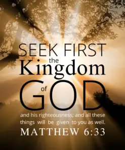 Christian Wallpaper – Sunrays Matthew 6:33