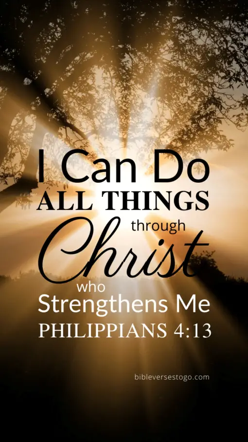 Christian Wallpaper – Sunrays Philippians 4:13