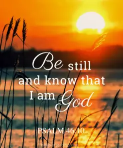 Christian Wallpaper – Sunrise Psalm 46:10