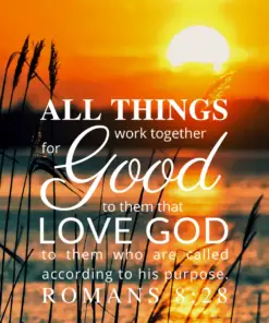 Christian Wallpaper – Sunrise Romans 8:28