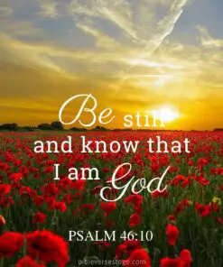 Christian Wallpaper – Sunset Psalm 46:10