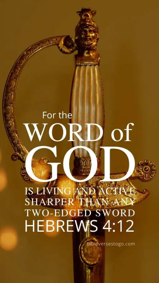 Christian Wallpaper - Sword Hebrews 4:12