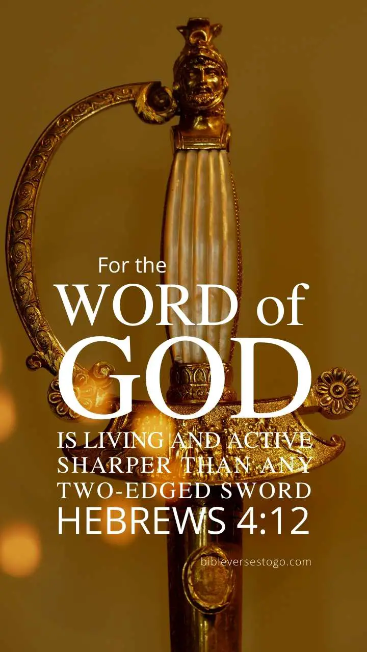 Hebrews 4:12 Sword - Encouraging Bible Verses