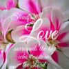 Christian Wallpaper - Touch of Pink Psalm 32:10