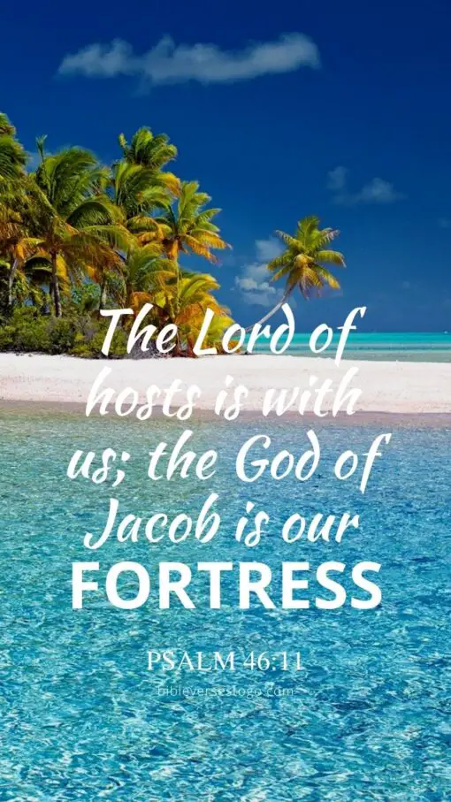 Christian Wallpaper - Tropical Island Psalm 46:11