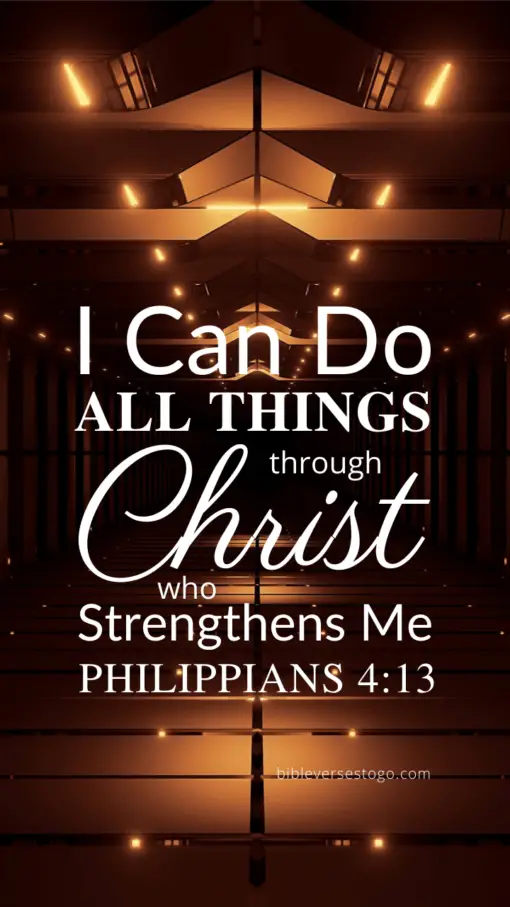Christian Wallpaper - Tunnel Philippians 4:13