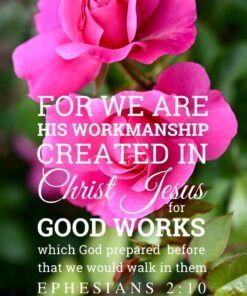 Christian Wallpaper - Two Roses Ephesians 2:10