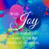 Christian Wallpaper - Wells of Salvation Isaiah 12:3