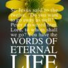 Christian Wallpaper - Words of Life John 6:67-68