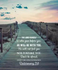 Deuteronomy 31:8 - The Lord Goes Before You - Bible Verses To Go