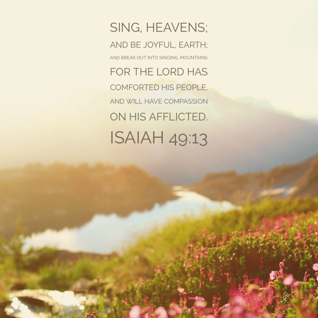 isaiah-49-13-the-lord-comforts-encouraging-bible-verses