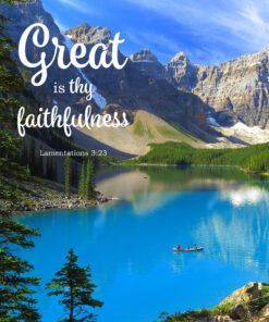 Lamentations 3:23 – Thy Faithfulness - Bible Verses To Go