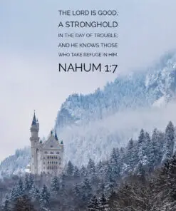 Nahum 1:7 - Take Refuge in Him - Bible Verses To Go