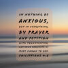 Philippians 4:6 - Prayer With Thanksgiving