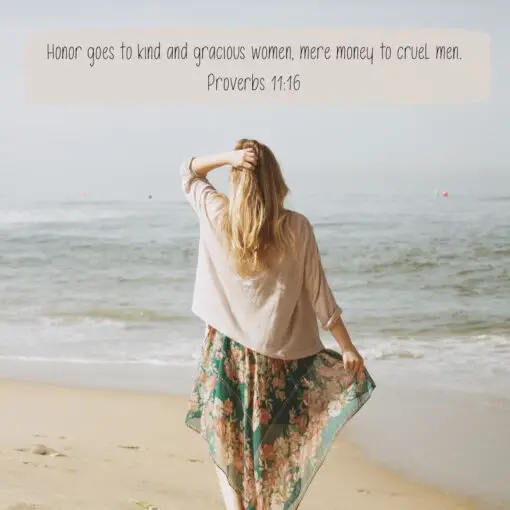 Proverbs 11:16 - Kind and Gracious Women