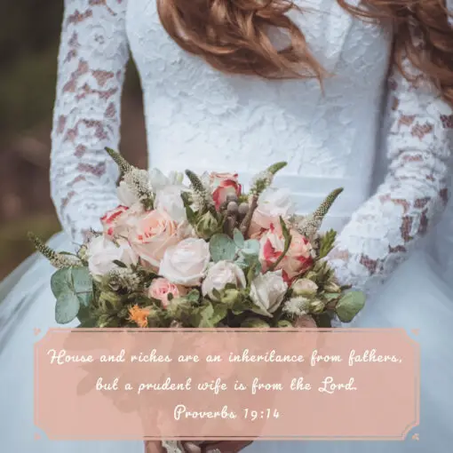 Proverbs 19:14 - A Prudent Wife Is From the Lord