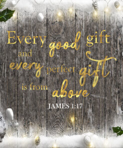 James 1:17 - Every Good and Perfect Gift - Bible Verses To Go